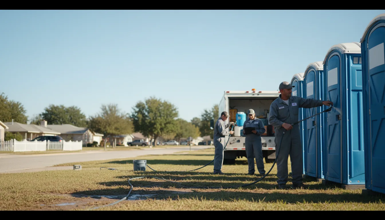 Long-Term Portable Toilet Rental in Cordell, OK near me